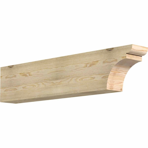Ekena Millwork Yorktown Rough Sawn Rafter Tail, Douglas Fir, 6"W x 10"H x 48"L RFT06X10X48YOR00RDF - main